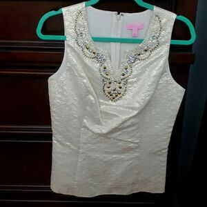 Lilly Pulitzer embedded top size 4